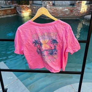 pink t-shirt billabong